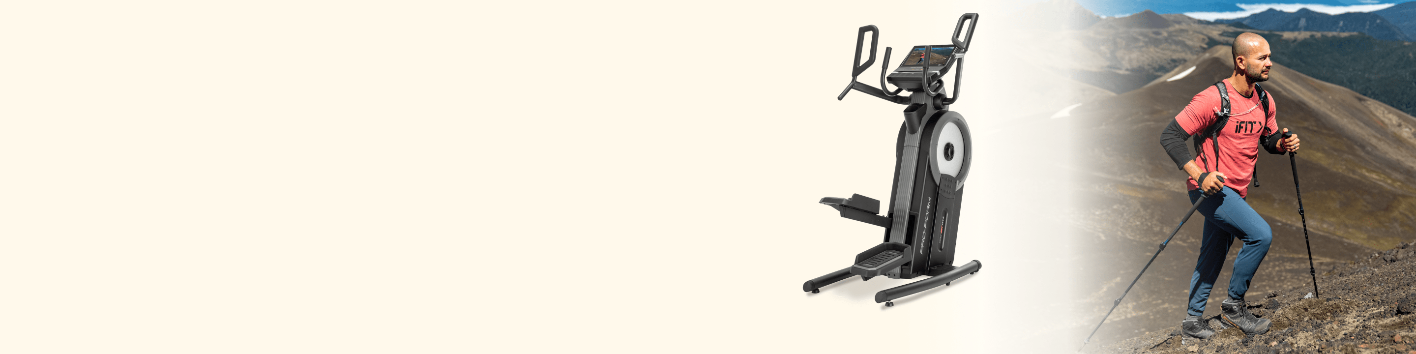 Pro HIIT H14 Elliptical + Stepper
