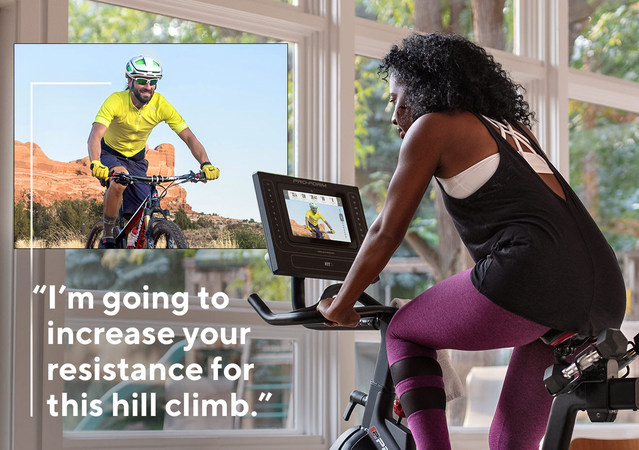 best exercise bike with virtual courses