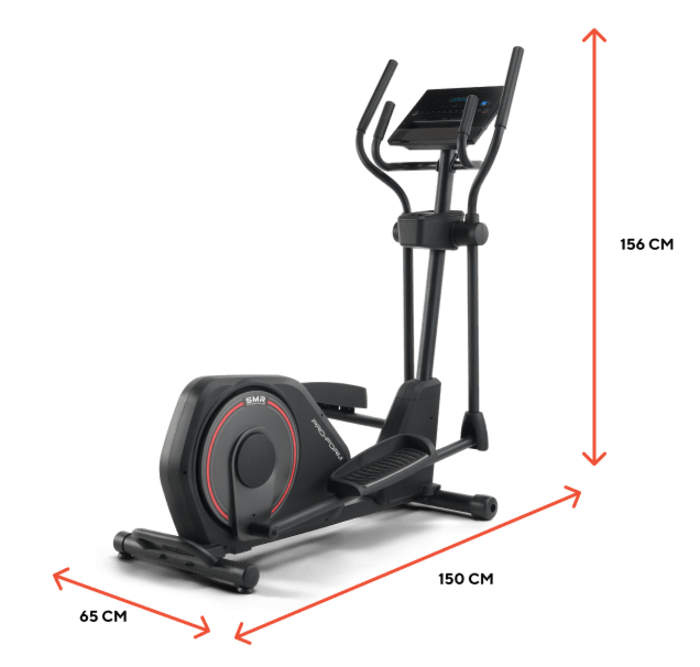 Pedals, immersiving training, and dimensions/weight capacity.