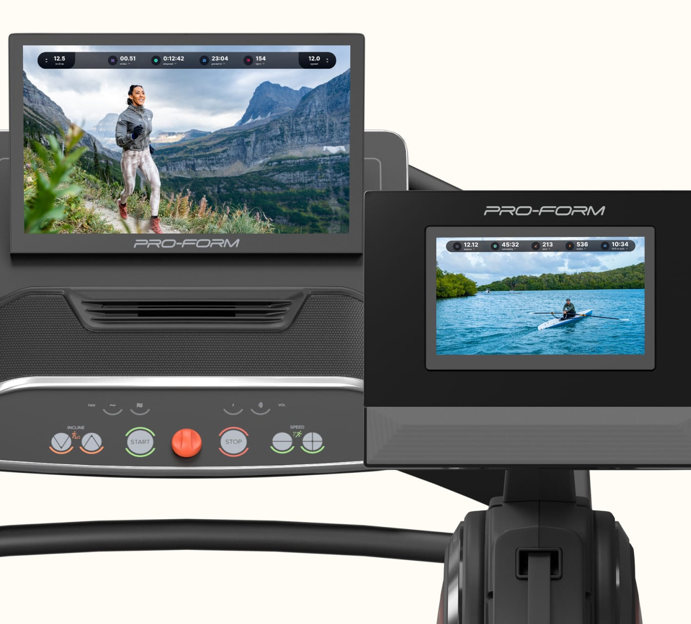 Carbon Pro 9000 & Carbon Pro10 Rower Console