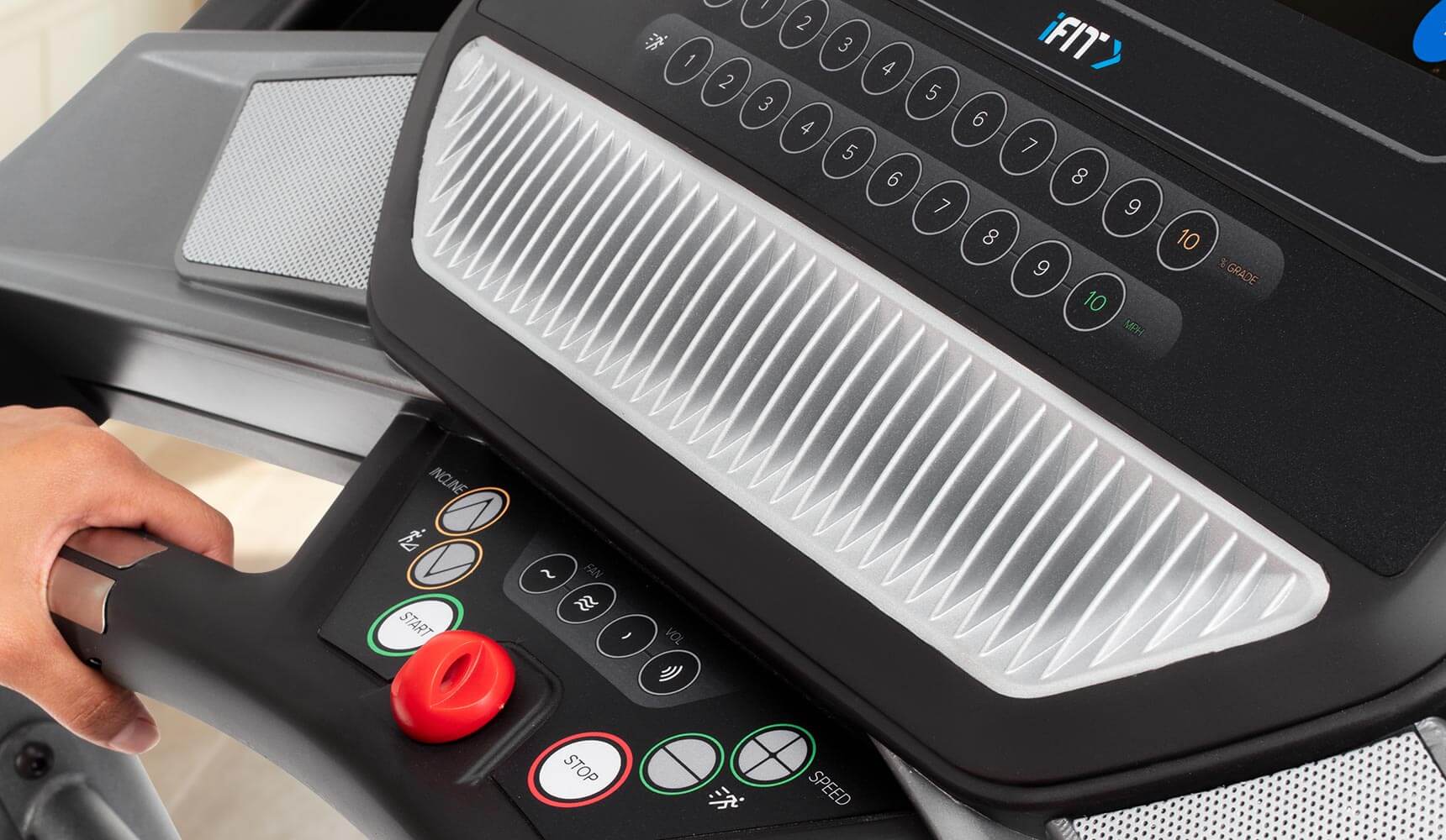 image of the fan on the console for the performance 600i