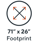 71" x 26" Footprint Icon